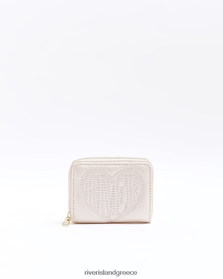River Island αξεσουάρ ροζ κορίτσια g νάιλον τσαντάκι καρδιάς B6N8X6167