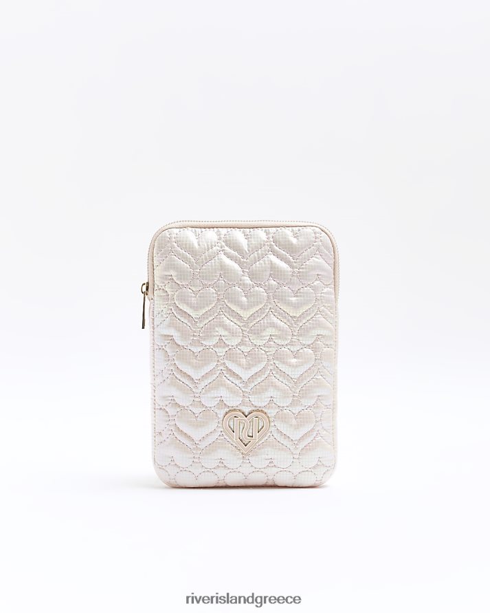 River Island αξεσουάρ ροζ κορίτσια g καπιτονέ θήκη για ipad καρδιά B6N8X6196