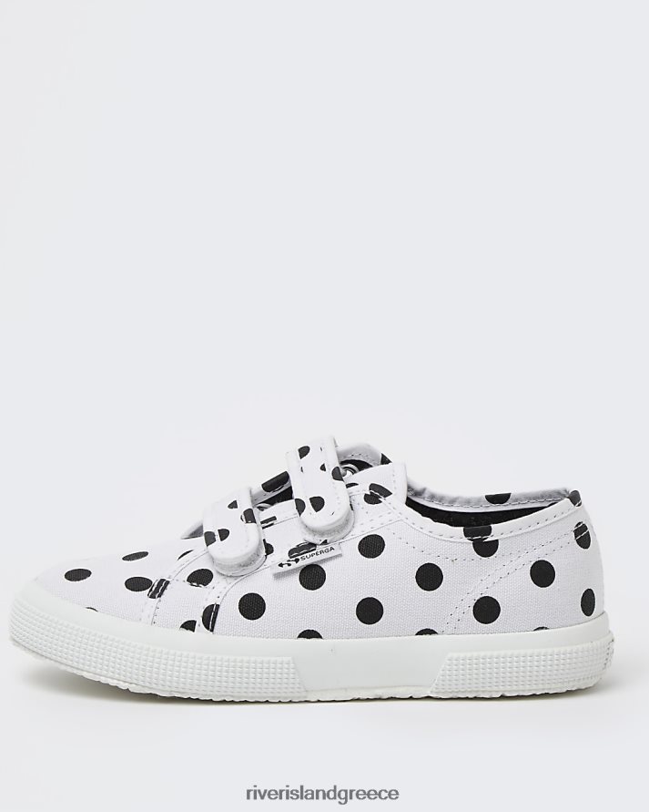 River Island είδη υπόδησης άσπρο κορίτσια g spot προπονητές superga B6N8X6509