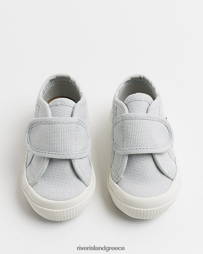 River Island είδη υπόδησης μπλε κορίτσια bb superga σούπεργκα βελκρο-καμβά B6N8X3462