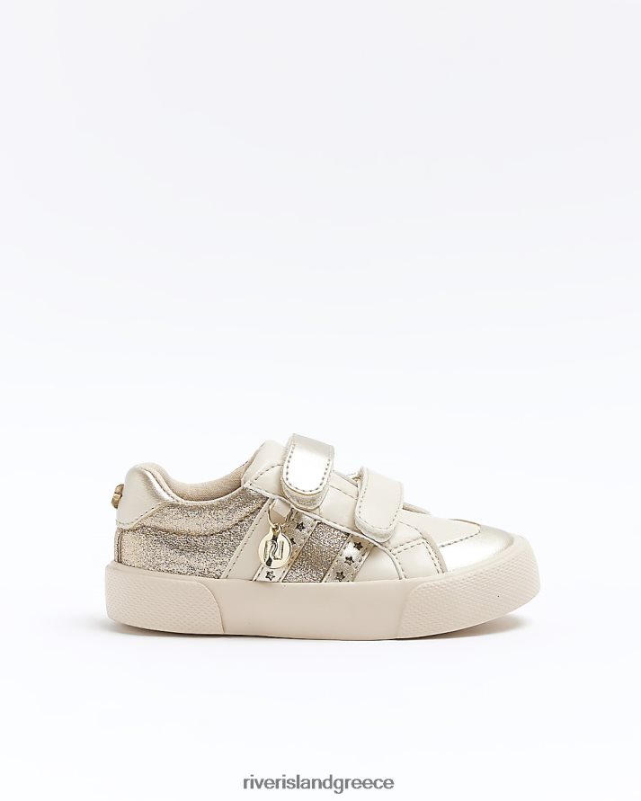 River Island είδη υπόδησης χρυσός κορίτσια mg γυμναστικής γκλίτερ B6N8X6640