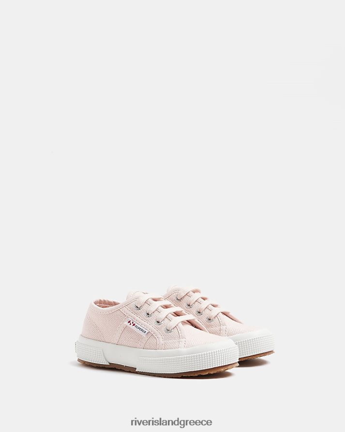 River Island είδη υπόδησης ροζ κορίτσια mg superga lace up trainers B6N8X6768