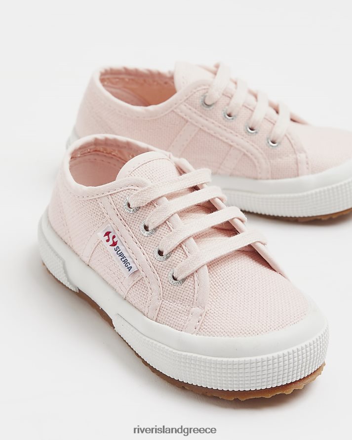 River Island είδη υπόδησης ροζ κορίτσια mg superga lace up trainers B6N8X6768