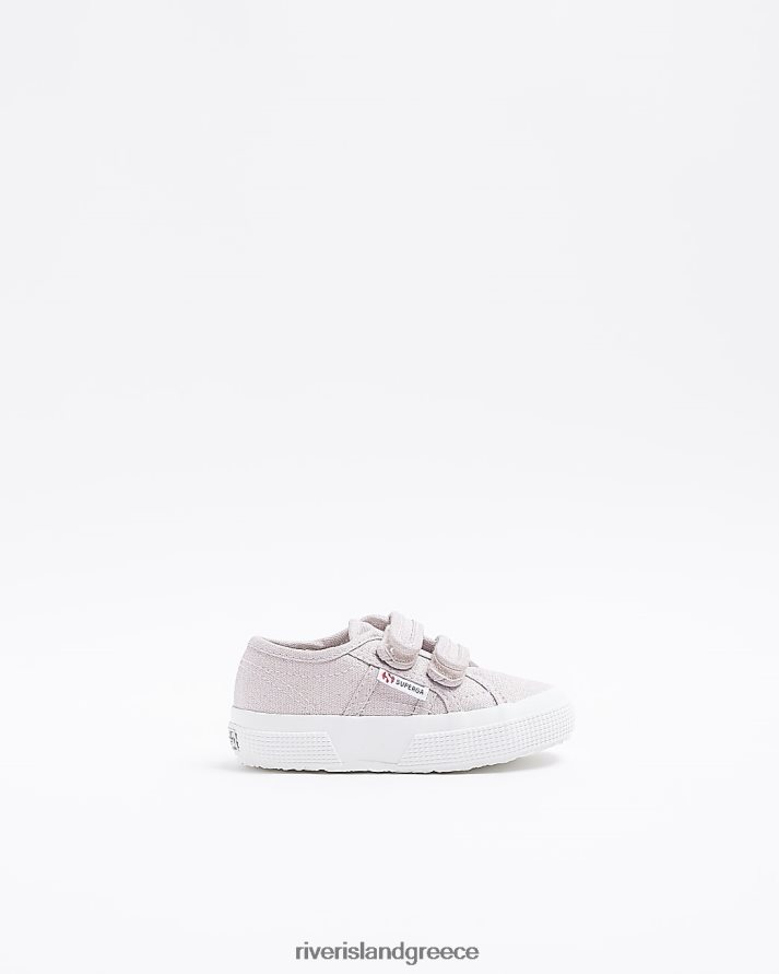 River Island είδη υπόδησης ροζ κορίτσια mg ιμάντα superga trainers B6N8X6508