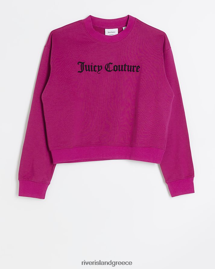 River Island ενδύματα ροζ κορίτσια g juicy couture φούτερ B6N8X6475