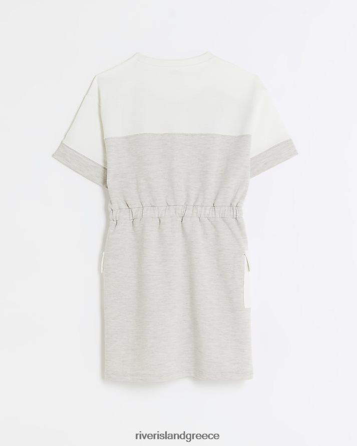 River Island ενδύματα μπεζ κορίτσια g color block φόρεμα B6N8X6246