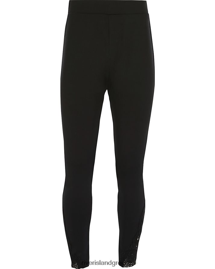 River Island ενδύματα μαύρος κορίτσια g κολάν με βελονάκι B6N8X6390