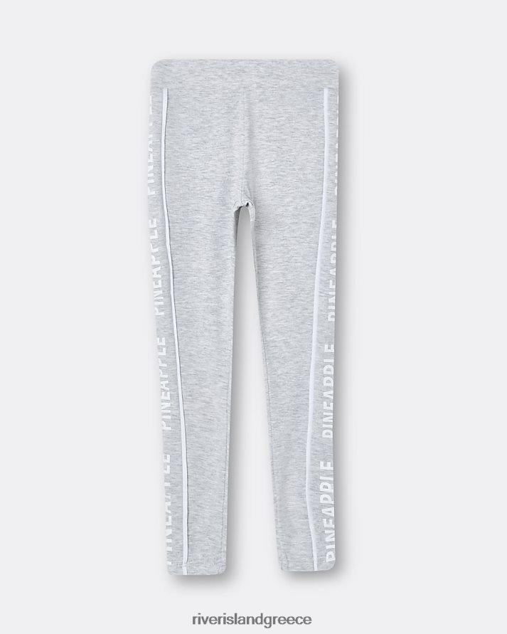 River Island ενδύματα γκρί κορίτσια g κολάν πάνελ ανανά B6N8X6498