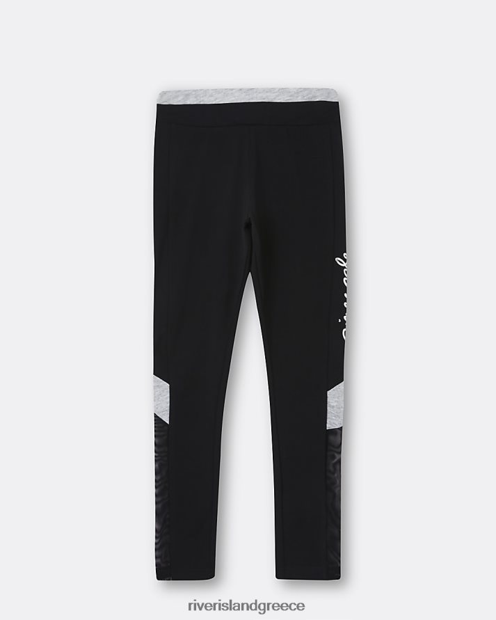 River Island ενδύματα μαύρος κορίτσια g κολάν από διχτυωτό ανανά B6N8X6499