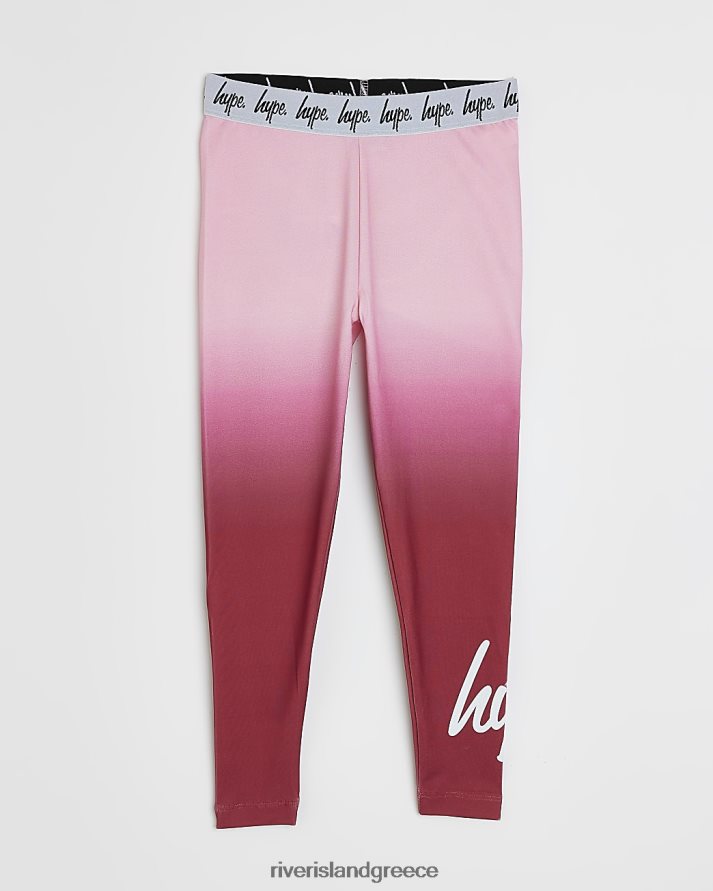 River Island ενδύματα ροζ κορίτσια g hype ombre κολάν B6N8X3464