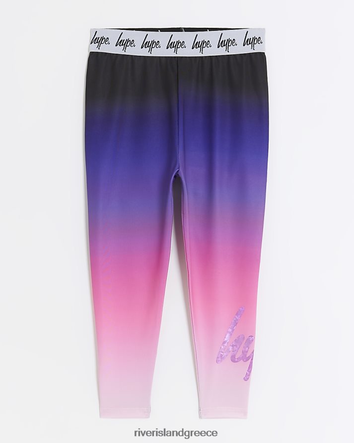 River Island ενδύματα ροζ κορίτσια g hype ombre κολάν B6N8X6512