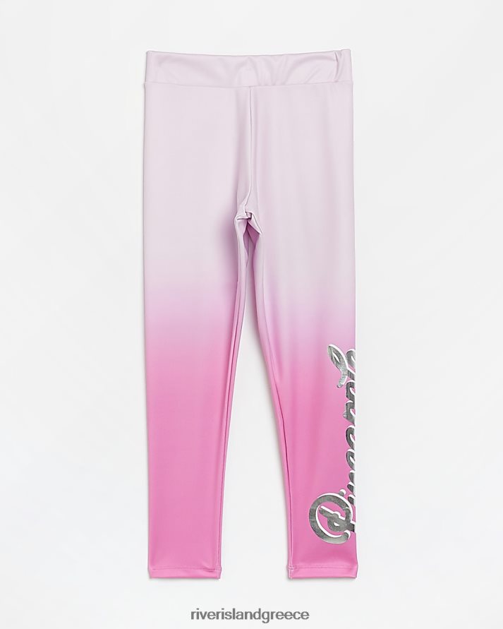 River Island ενδύματα ροζ κορίτσια g κολάν ombre ανανά B6N8X6493