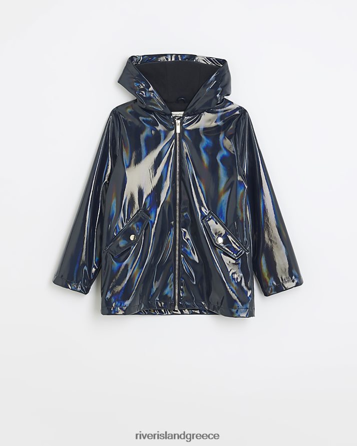 River Island ενδύματα ΠΟΛΕΜΙΚΟ ΝΑΥΤΙΚΟ κορίτσια g παλτό βροχής με φερμουάρ B6N8X3359