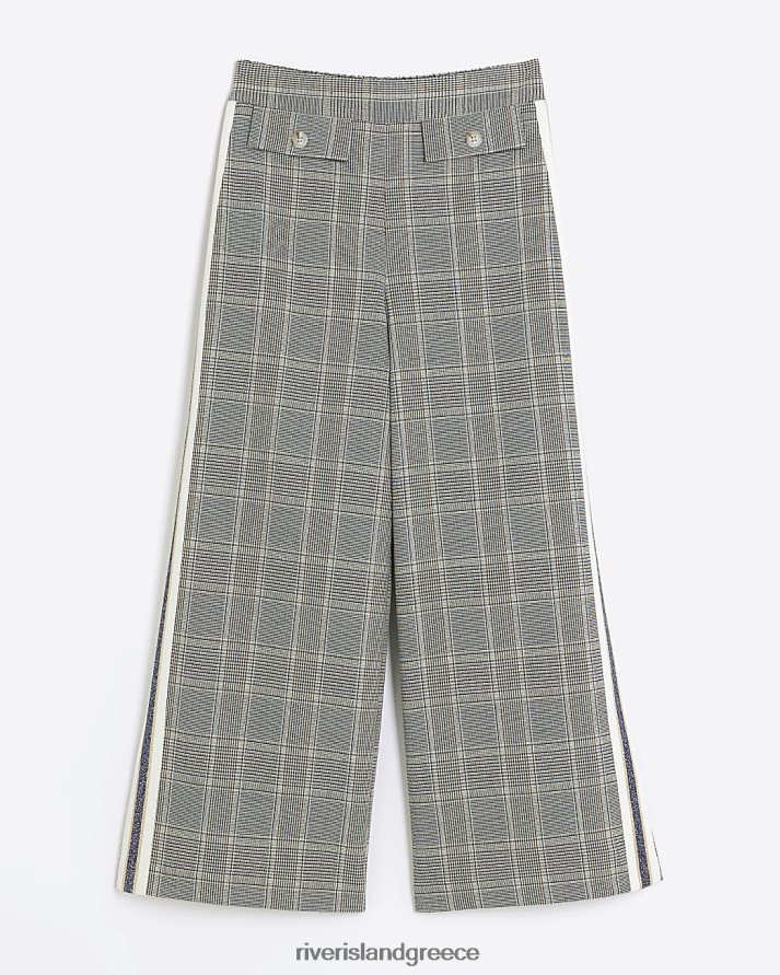 River Island ενδύματα μαύρος κορίτσια ζ τσεκάρετε το πλαϊνό παντελόνι με ρίγες B6N8X6175