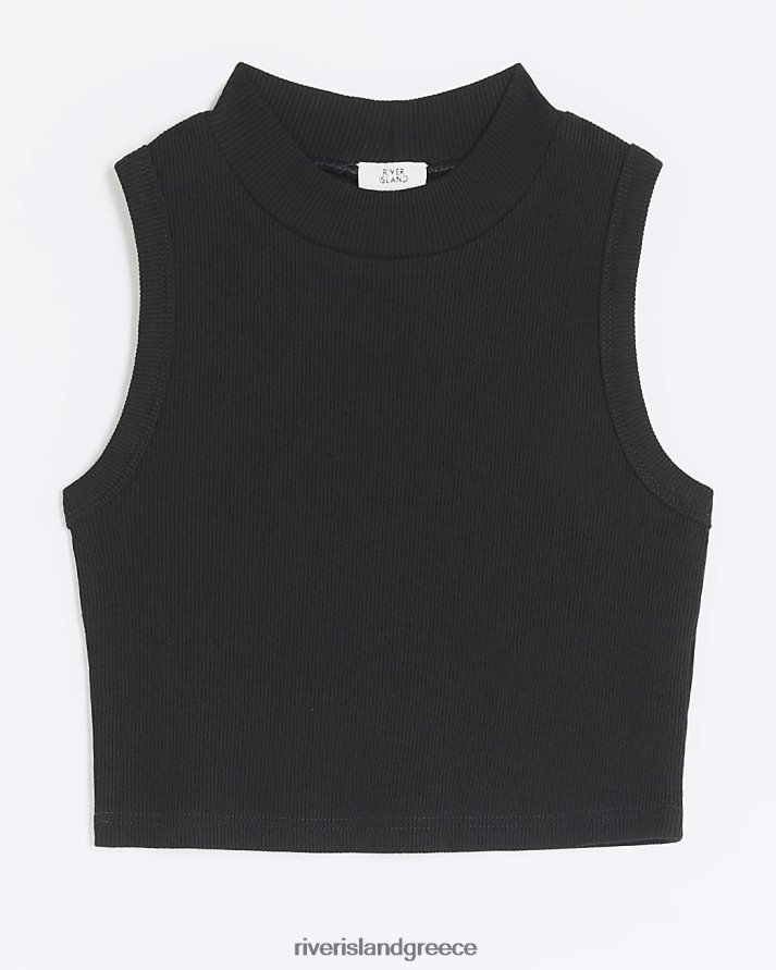 River Island ενδύματα μαύρος κορίτσια g με ραβδώσεις ρεζερβουάρ B6N8X3287