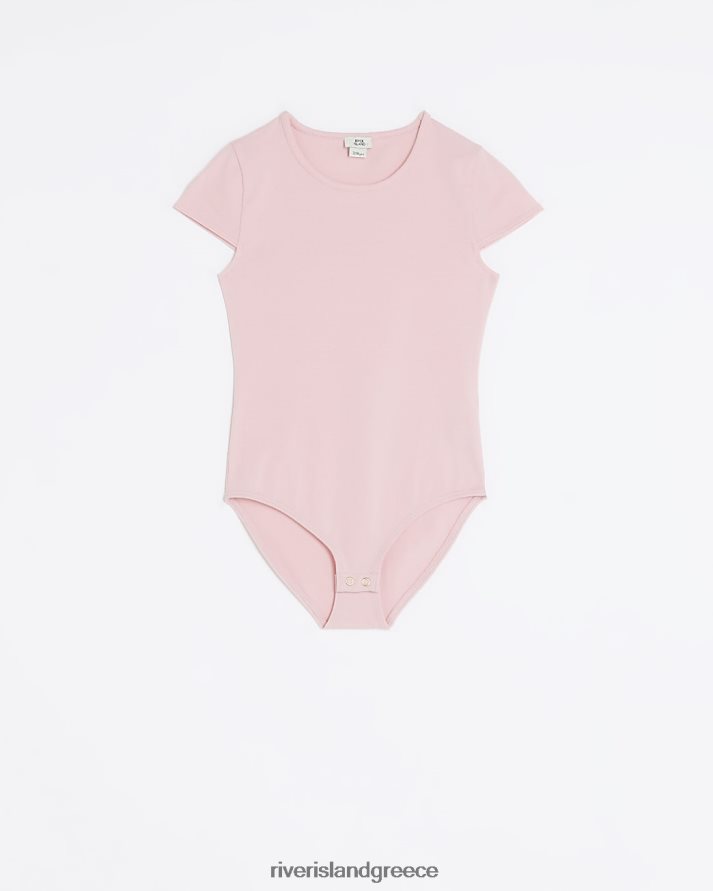 River Island ενδύματα ροζ κορίτσια g κορμάκι με λαιμόκοψη B6N8X3402