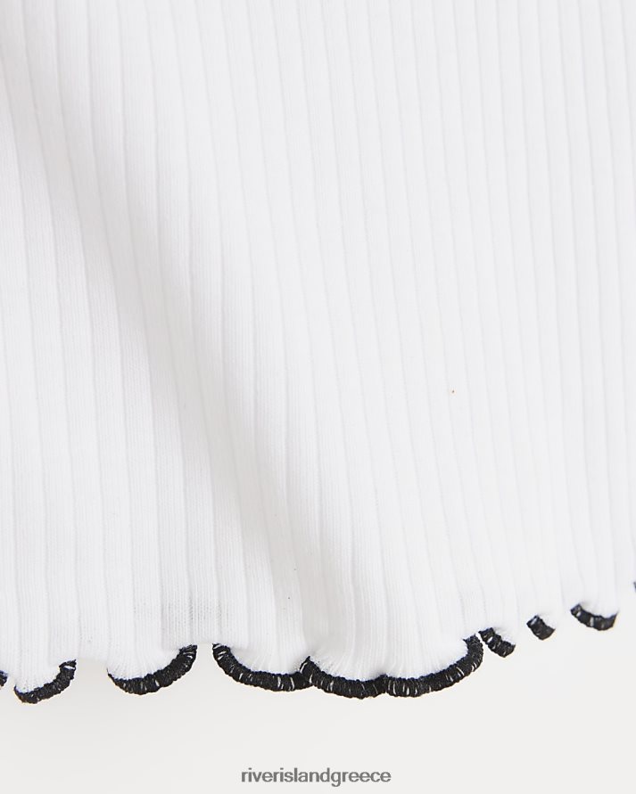 River Island ενδύματα ροζ κορίτσια g ribed cami top 2 pack B6N8X3386