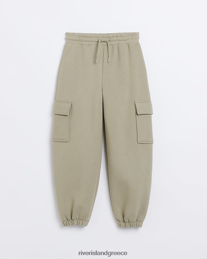 River Island ενδύματα χακί κορίτσια ζ τζόγκερ τσέπης φορτίου B6N8X3220