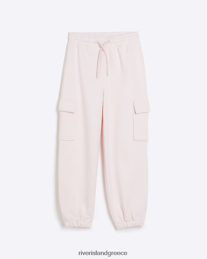 River Island ενδύματα ροζ κορίτσια ζ τζόγκερ τσέπης φορτίου B6N8X3221