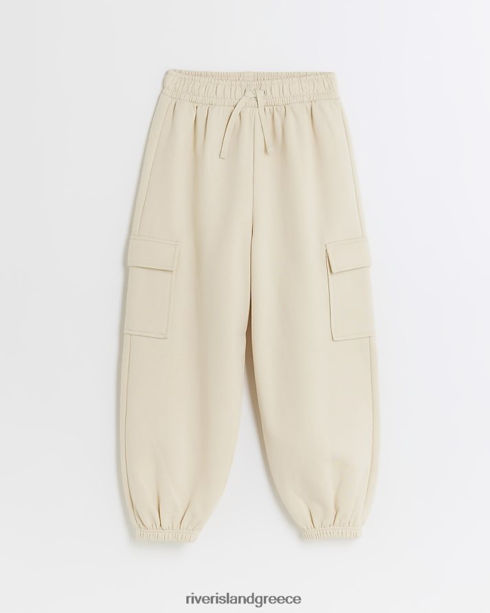 River Island ενδύματα εκρού κορίτσια ζ τζόγκερ φορτίου με χειροπέδες B6N8X3364