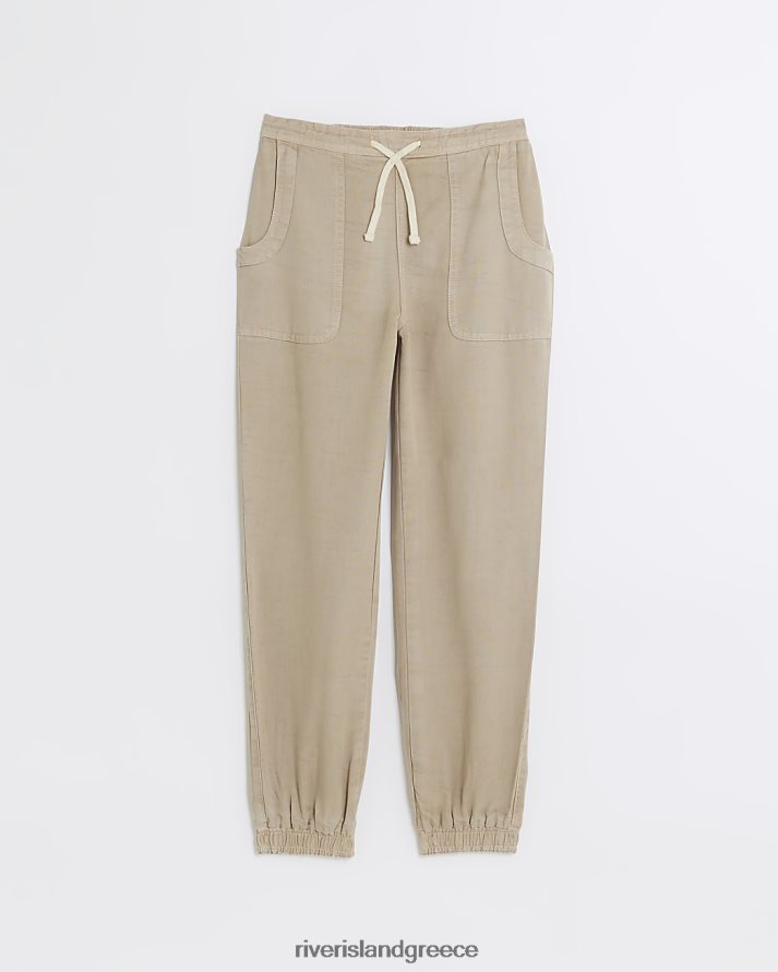 River Island ενδύματα μπεζ κορίτσια g lyocell joggers B6N8X6269