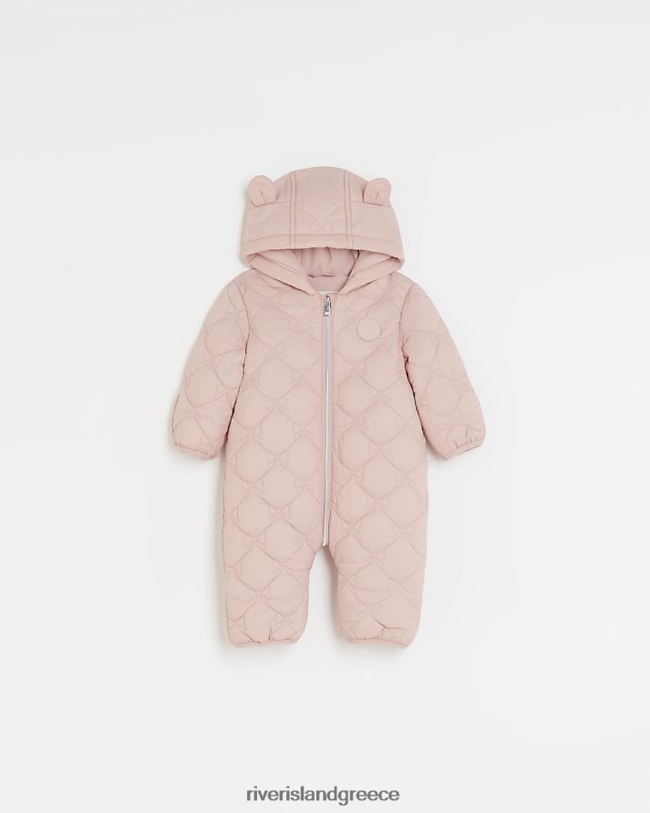 River Island ενδύματα ροζ κορίτσια bg στολή χιονιού με κουκούλα B6N8X6601