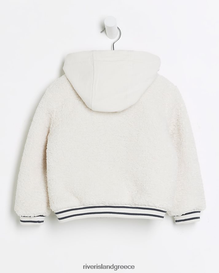 River Island ενδύματα εκρού κορίτσια mg borg bomber jacket B6N8X6611