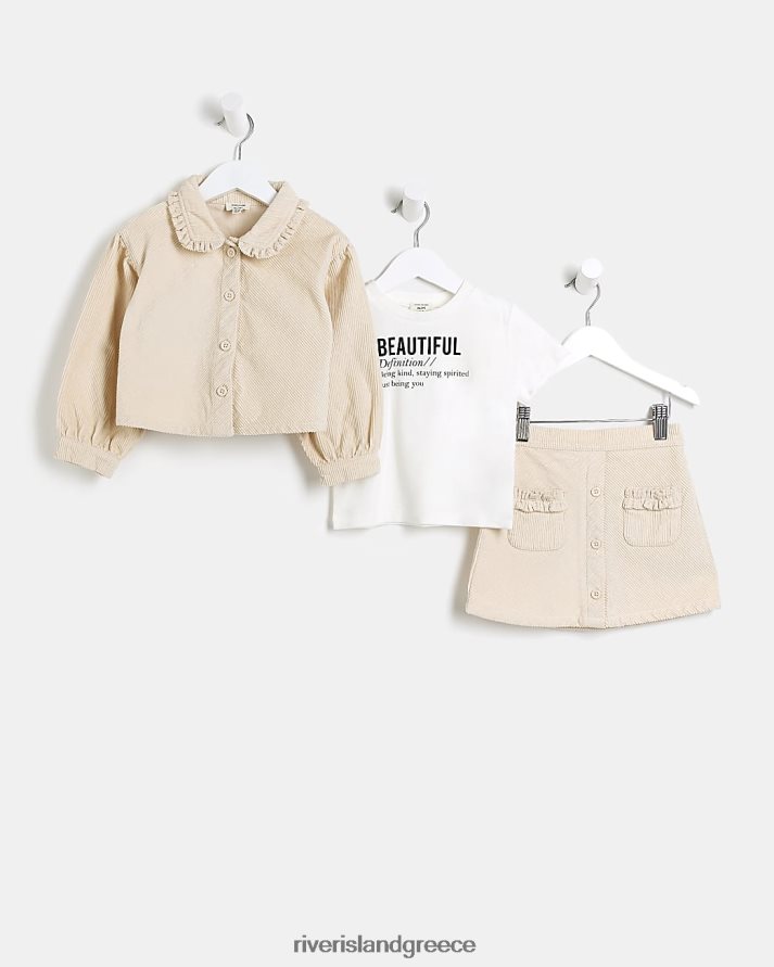 River Island ενδύματα καφέ κορίτσια Σετ σακουλών και φούστας mg B6N8X6703