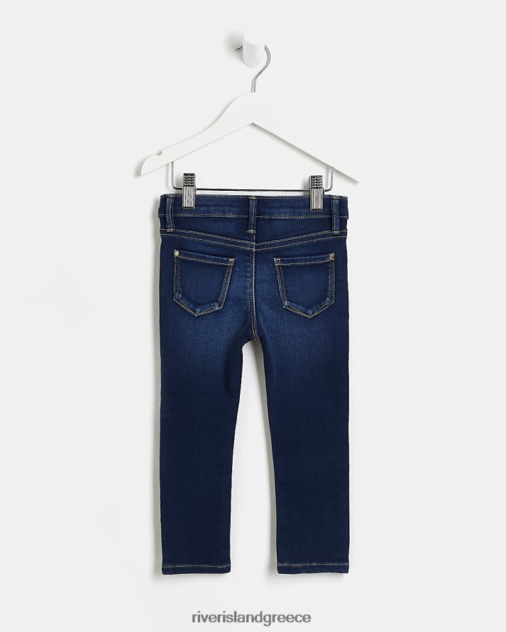 River Island ενδύματα μπλε κορίτσια g molly stretch skinny fit jeggings B6N8X6595