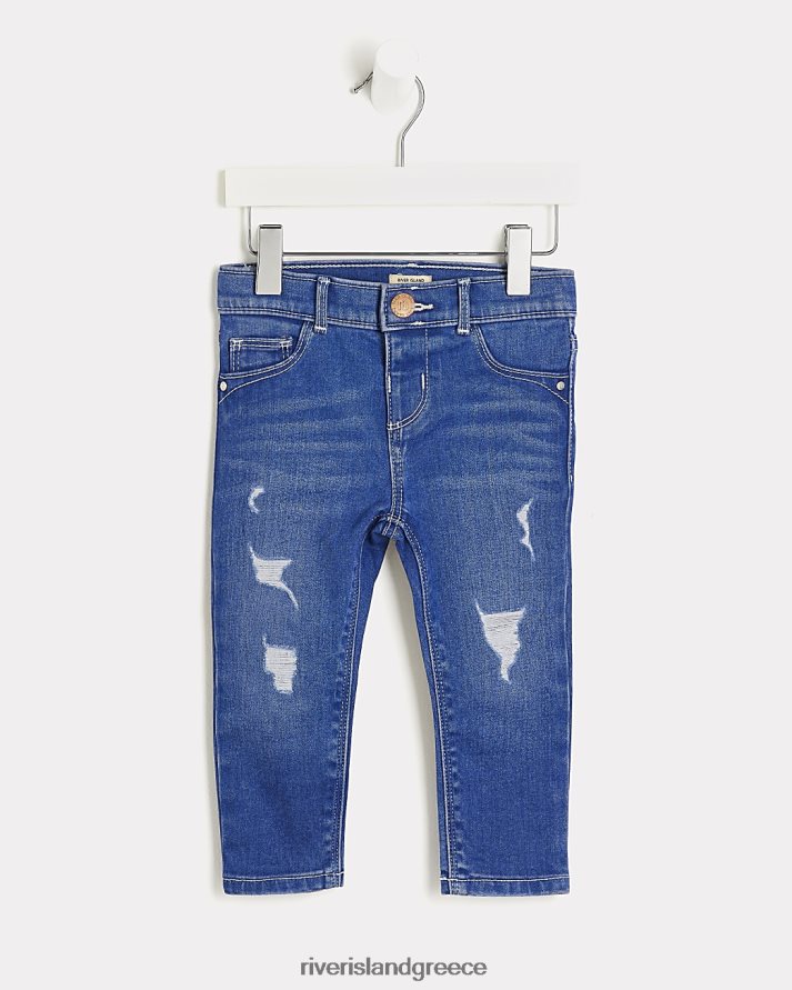 River Island ενδύματα μπλε κορίτσια mg molly μεσαίας άνοδος jegging B6N8X6721