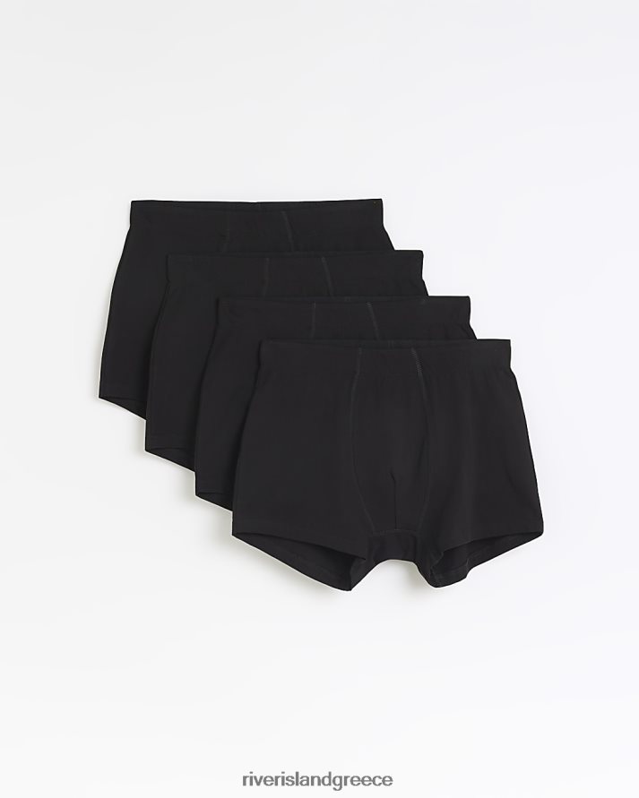 River Island αξεσουάρ μαύρος άνδρες πολυσυσκευασία με 4 κορμούς ρι B6N8X3043