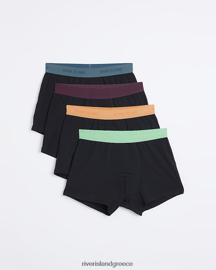 River Island αξεσουάρ πορτοκάλι άνδρες πολυσυσκευασία 4 μπόξερ ri B6N8X3097