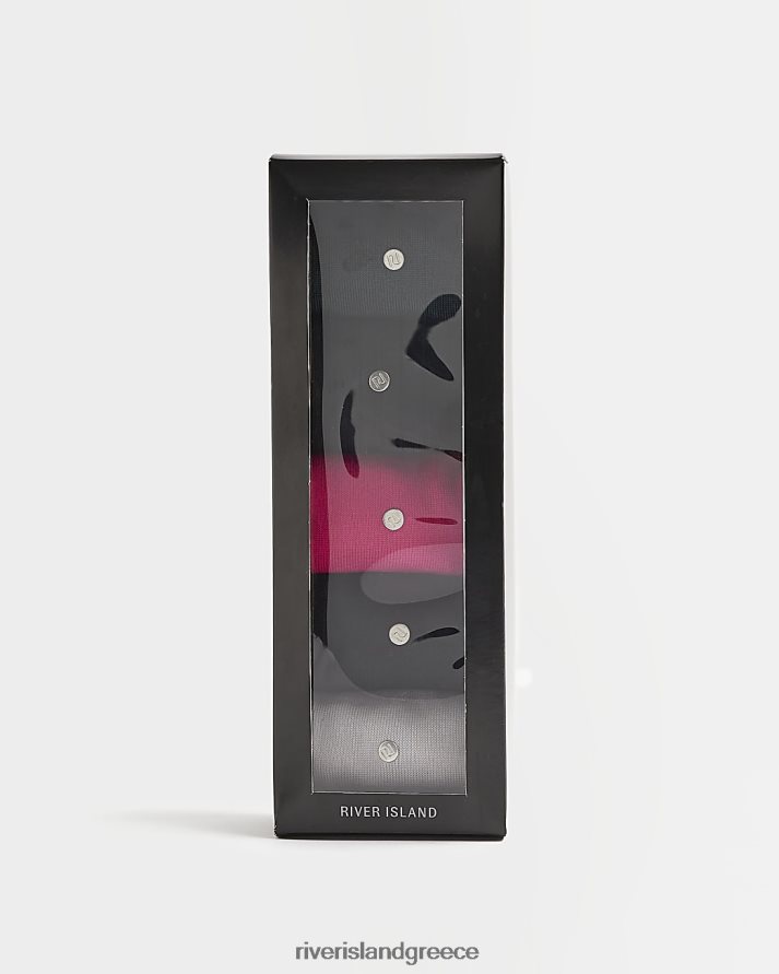 River Island αξεσουάρ πολύχρωμο άνδρες κάλτσες με συσκευασία δώρου πολλαπλή συσκευασία των 5 B6N8X5923