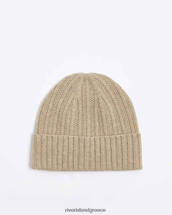 River Island αξεσουάρ μπεζ άνδρες μαλλί φασόλι B6N8X2795