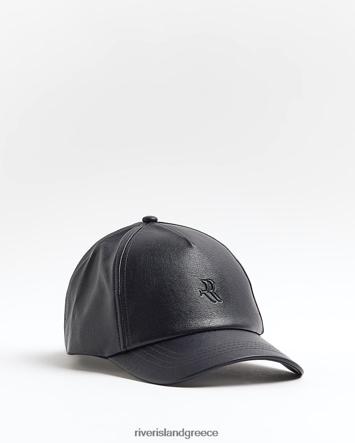 River Island αξεσουάρ ΠΟΛΕΜΙΚΟ ΝΑΥΤΙΚΟ άνδρες καπάκι από συνθετικό δέρμα B6N8X5525