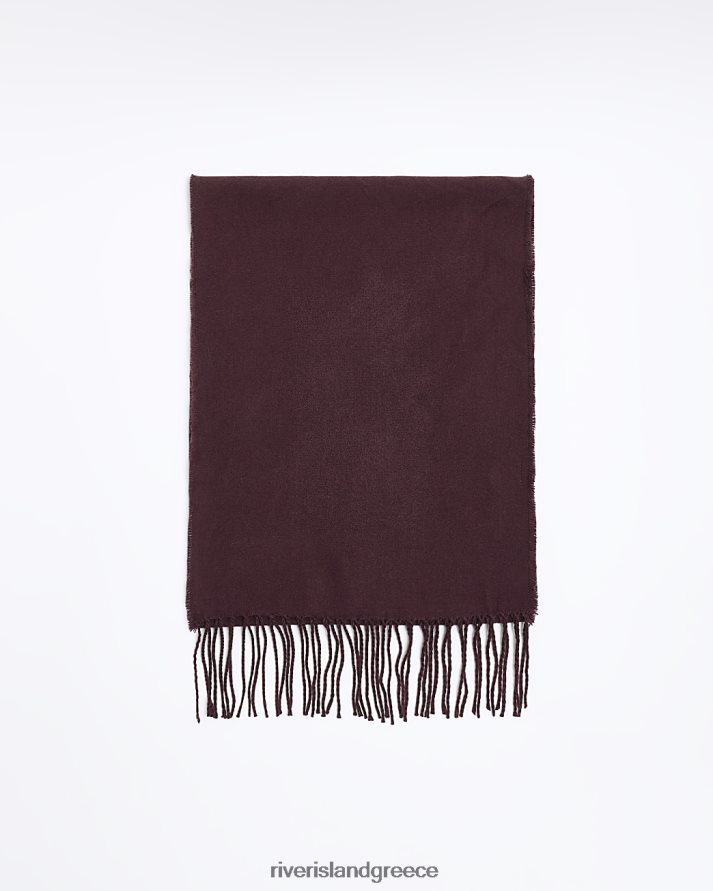 River Island αξεσουάρ μωβ άνδρες απλό κασκόλ B6N8X2821