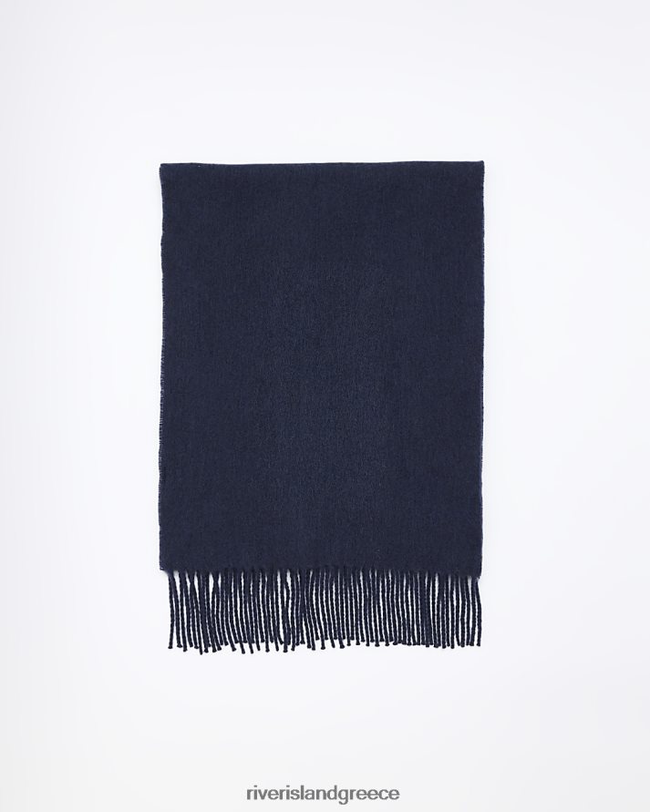 River Island αξεσουάρ ΠΟΛΕΜΙΚΟ ΝΑΥΤΙΚΟ άνδρες πλεκτό κασκόλ premium B6N8X2789