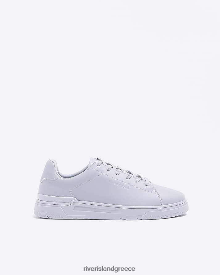 River Island είδη υπόδησης γκρί άνδρες κορδόνια για σόλες με κορδόνια B6N8X2805