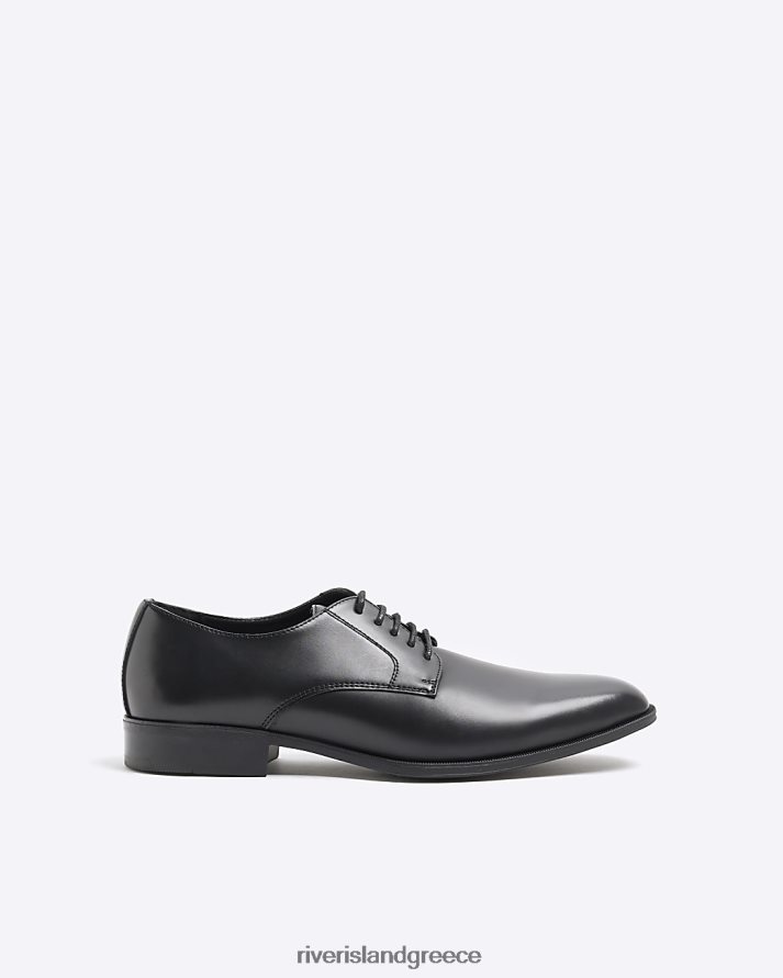 River Island είδη υπόδησης μαύρος άνδρες επίσημα παπούτσια ντέρμπι B6N8X5822