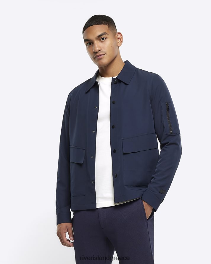 River Island ενδύματα ΠΟΛΕΜΙΚΟ ΝΑΥΤΙΚΟ άνδρες φόρμα τεχνολογίας με κανονική εφαρμογή B6N8X2449