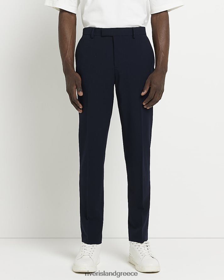 River Island ενδύματα ΠΟΛΕΜΙΚΟ ΝΑΥΤΙΚΟ άνδρες παντελόνι με σούπερ στενή εφαρμογή B6N8X2575