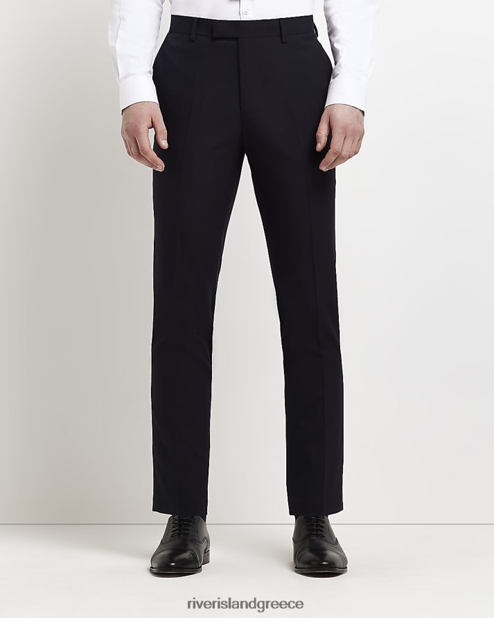 River Island ενδύματα ΠΟΛΕΜΙΚΟ ΝΑΥΤΙΚΟ άνδρες παντελόνι με στενή εφαρμογή B6N8X3135