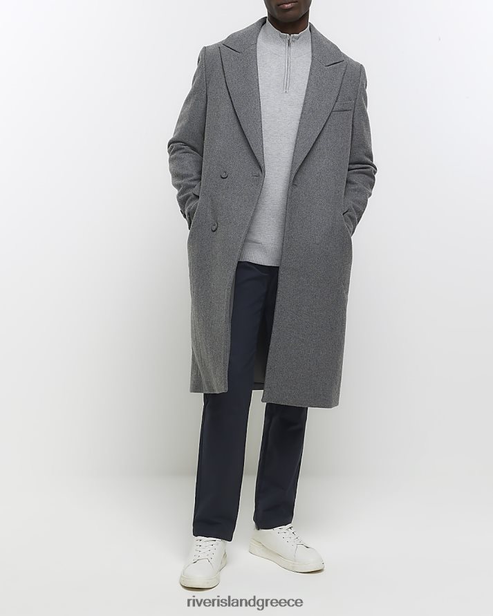 River Island ενδύματα ΠΟΛΕΜΙΚΟ ΝΑΥΤΙΚΟ άνδρες slim fit smart chino παντελόνι B6N8X2405