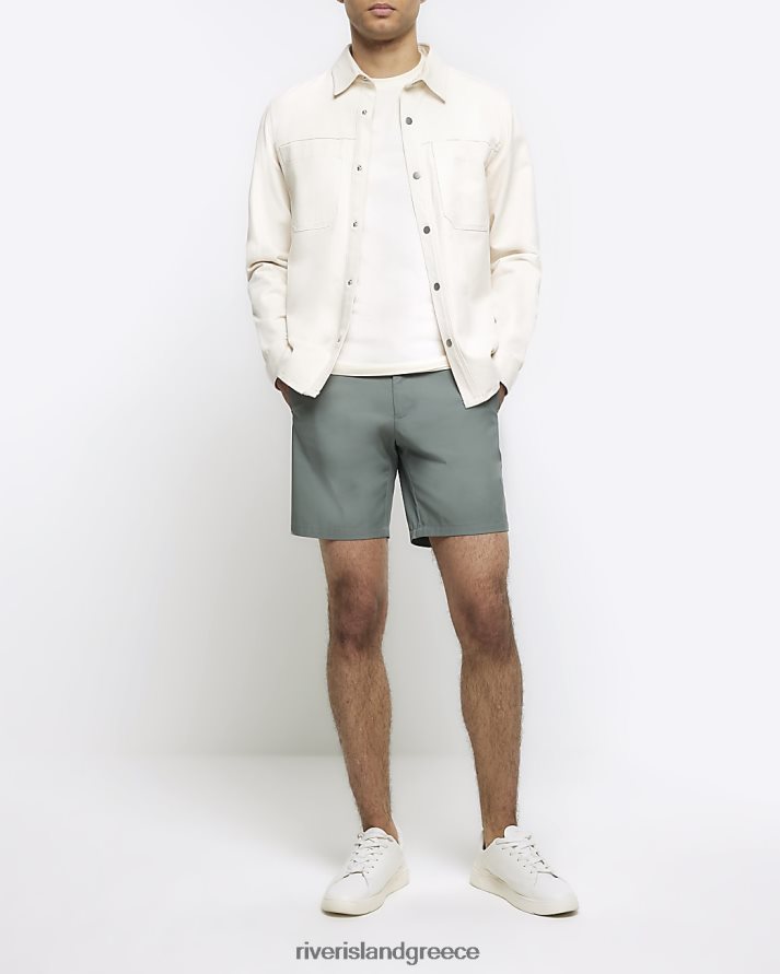 River Island ενδύματα πράσινος άνδρες σορτς με κωνική εφαρμογή B6N8X5485